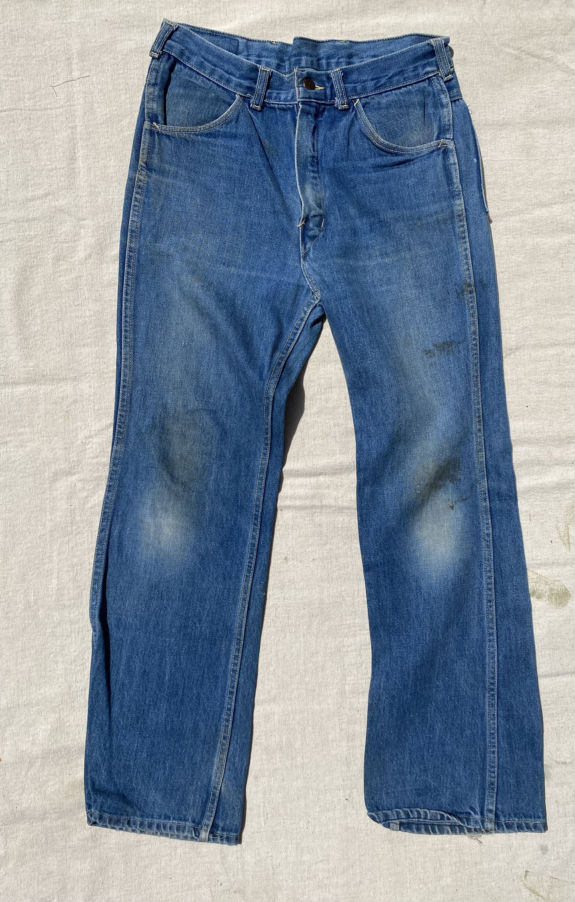 Vintage 1970's Big Yank Jeans Worn in Distressed Denim - Etsy Vintage 1970's Big Yank Jeans Worn in Distressed Denim - Etsy