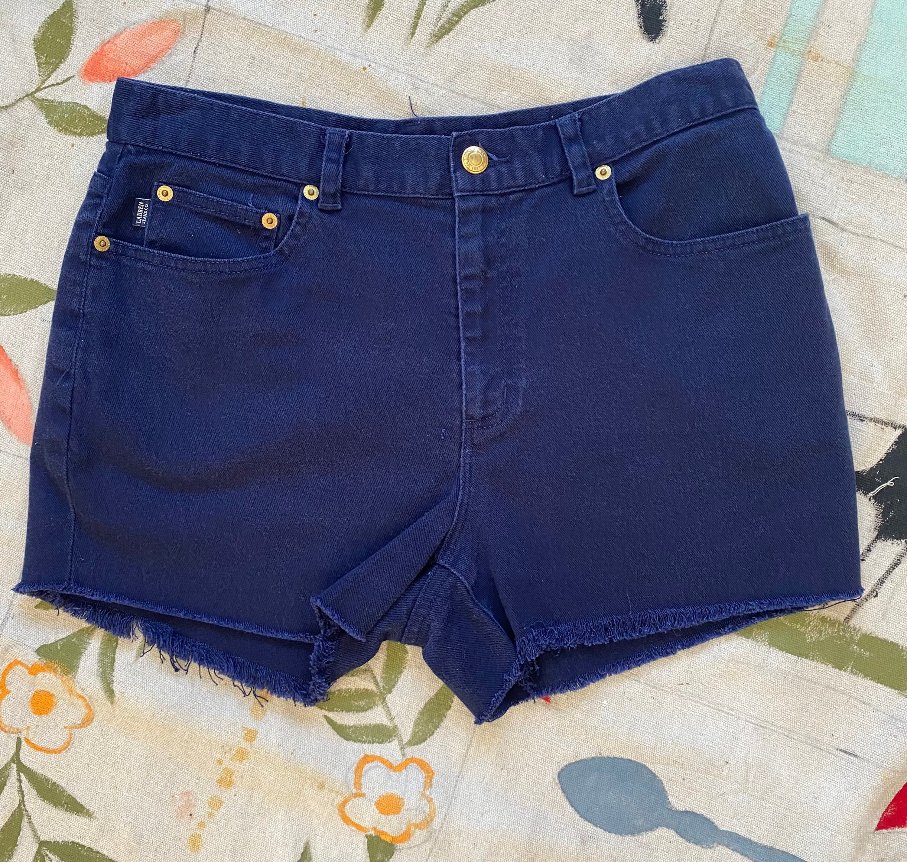 Denim Cutoff Shorts Vintage Ralph 