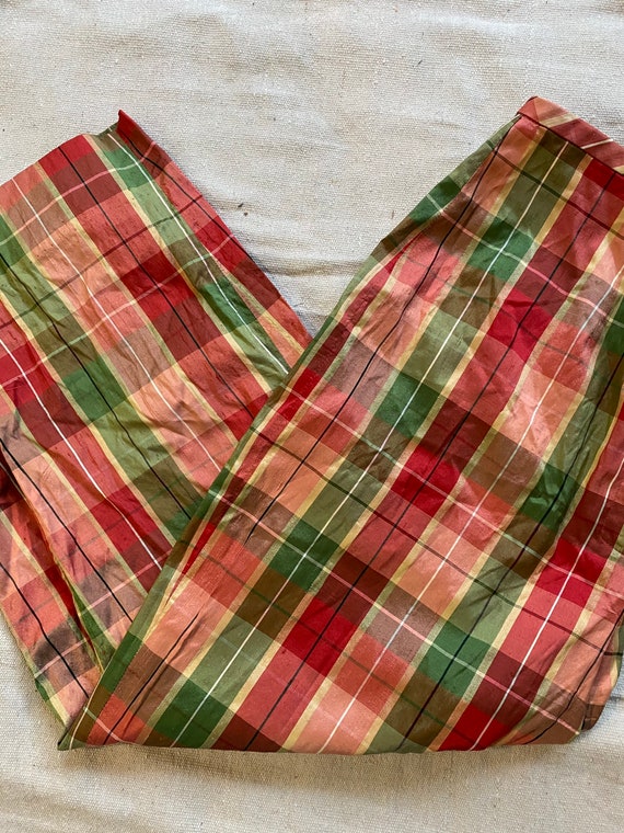 Vintage 1950’s / 60’s Plaid Pedal Pushers 100% Sil