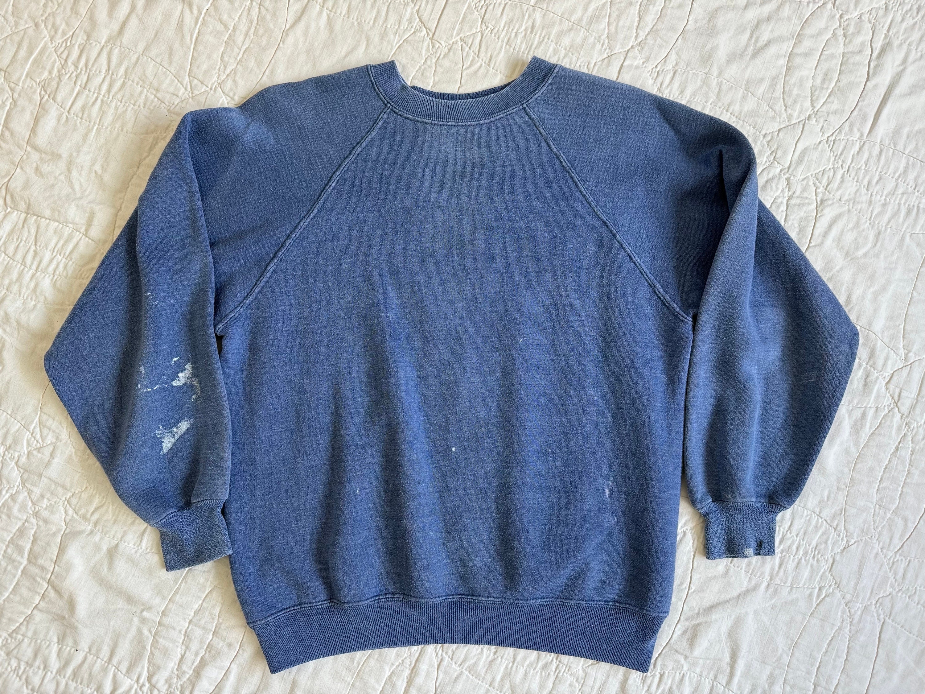 Vintage 1960s Sears Sportswear Crewneck Sweatshirt Distressed 