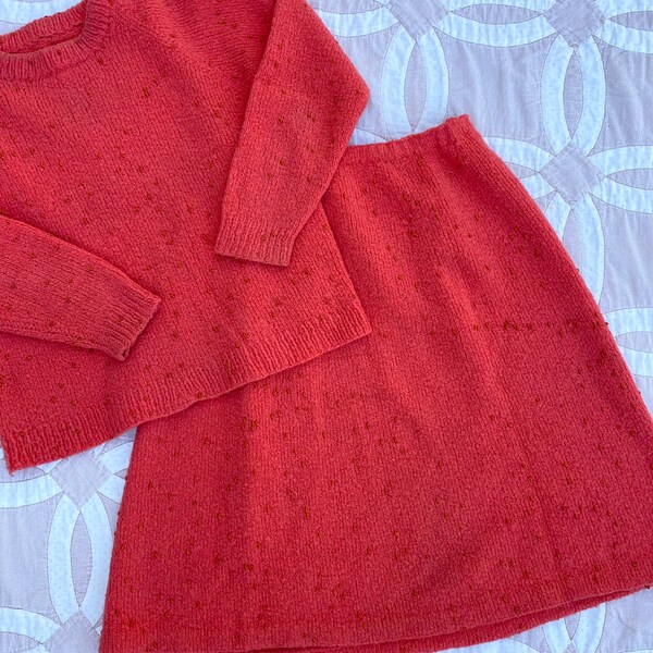 Vintage Sweater Set Etsy