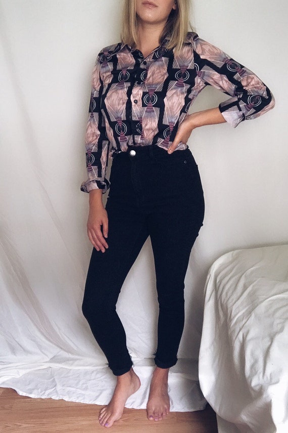 graphic collared shirts