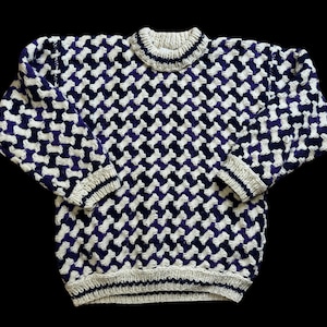 Ecuador 80s90s Ecuador KNIT 格子柄 90\u0027s Sweater - Etsy