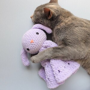 Bunny Lovey, PATTERN ONLY, Crochet Bunny, Crochet Lovey