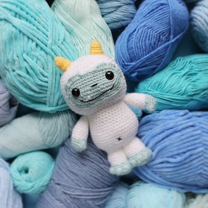 Yo-Yo der Yeti, NUR MUSTER, Häkelanleitung, Amigurimi Anleitung