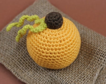 Patron de citrouille au crochet, MOTIF SEULEMENT, Patron au crochet, Patron Amigurumi