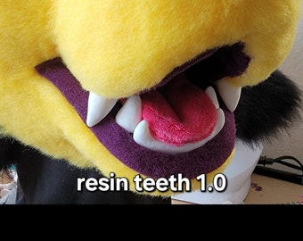 Resin fursuit teeth 1.0