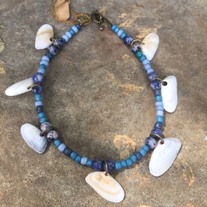 Sea shell ankle bracelet