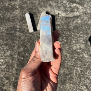 Moonstone Tower, Moonstone Crystals, Obelisk Point, Ethically Sourced