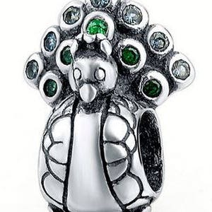 Peacock pandora charm deals