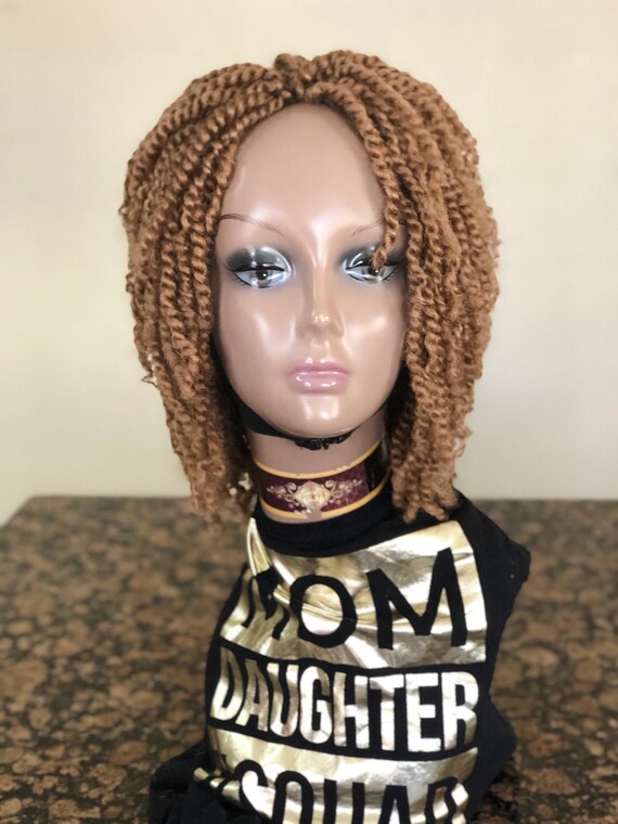 Hand Made Fully Braided Double Twist Wig Neatly And Tightly Etsy