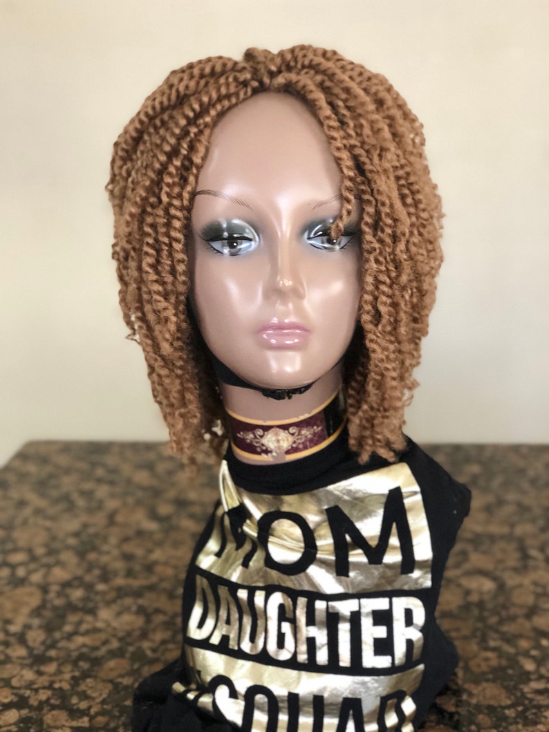 Hand Made Fully Braided Double Twist Wig. Neatly and Tightly Etsy