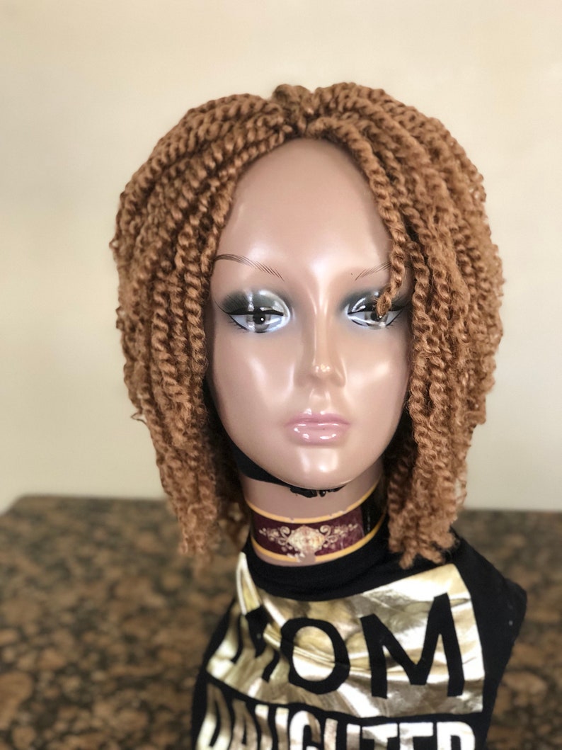 Hand Made Fully Braided Double Twist Wig. Neatly and Tightly Etsy