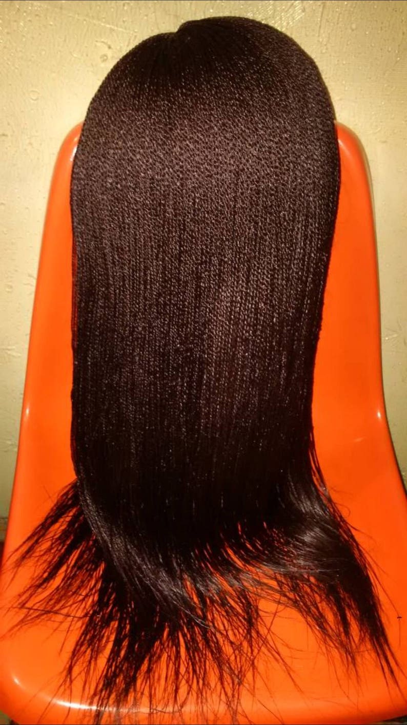 Senagalese Twist Lace Wig/fully Hand Braided Wig/handmade Etsy