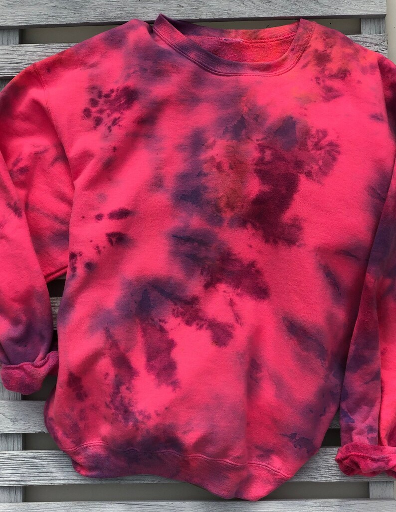 Neon Tie Dye Sweatshirt | Etsy