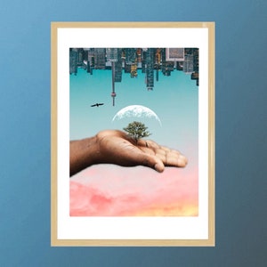 In His Hands Art Print