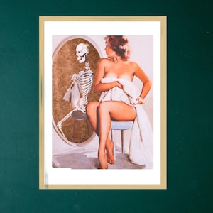 Dead AF Inside Art Print