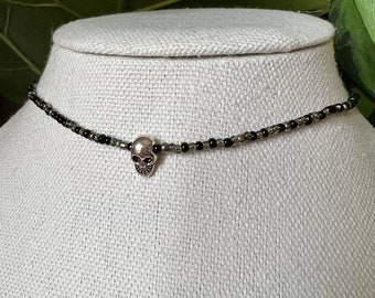 Skull Choker Necklace