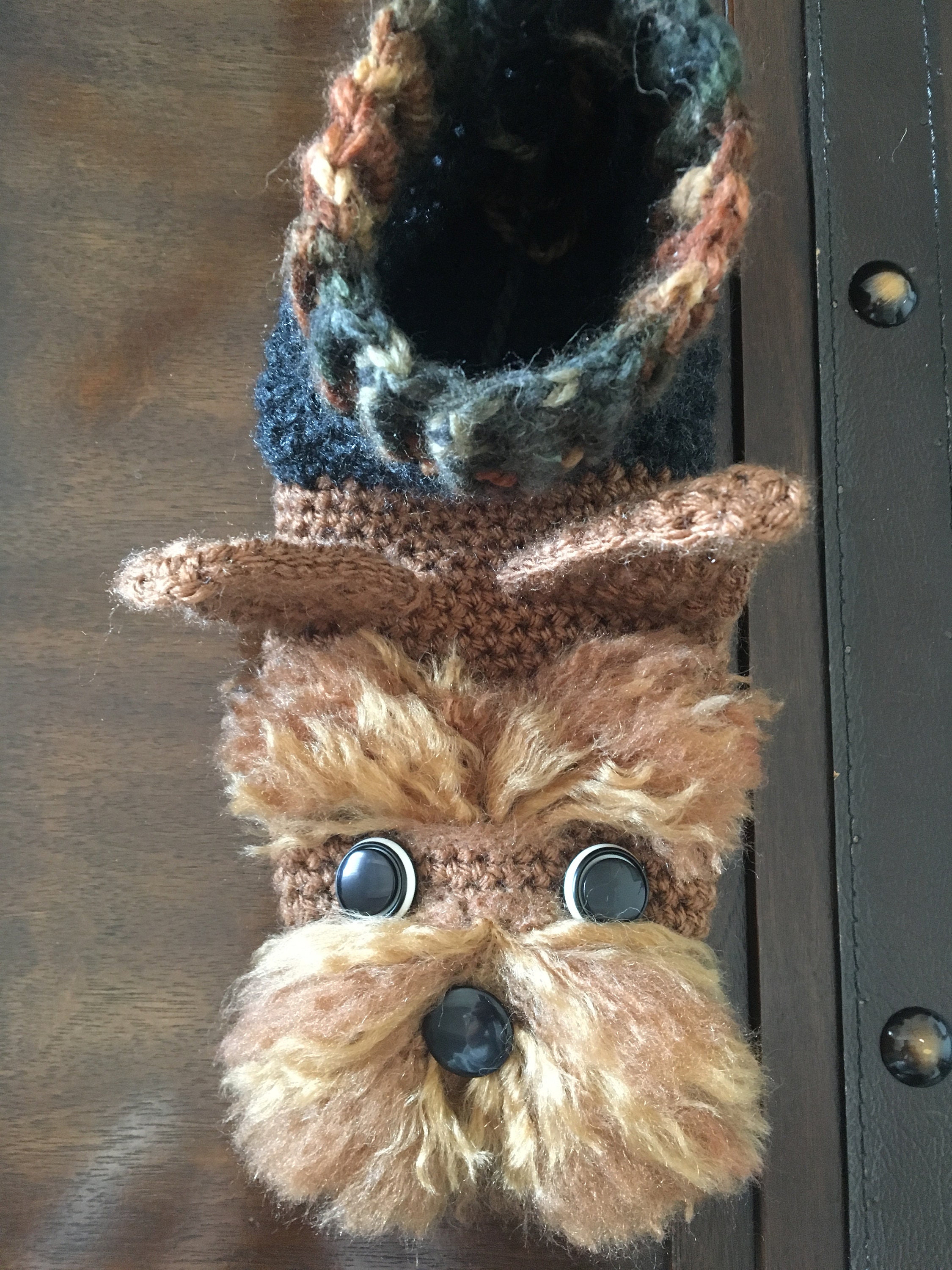 Yorkie Slippers, Handmade, Crochet, Customizable Etsy