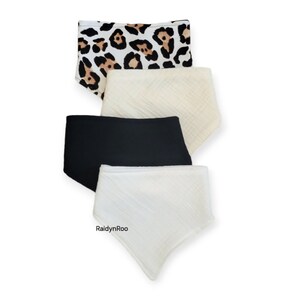 Baby Bandana Bibs: Muslin Gauze Drool Bib Set