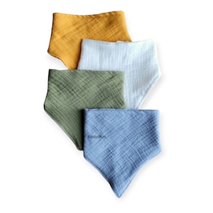 Baby Bandana Bibs, Baby Bibs, Baby Shower Gift, New Mom Gift, Drool Bib, Gender Neutral, Bandana Bib Set, Newborn Bibs, Toddler Bandana Bibs