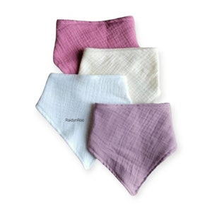Baby Bandana Bibs, Baby Bibs, Baby Shower Gift, New Mom Gift, Drool Bib, Gender Neutral, Bandana Bib Set, Newborn Bibs, Toddler Bandana Bibs