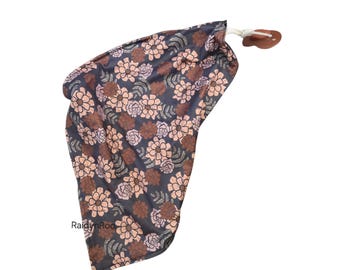 Floral | Pacifier Lovey | Security Blanket | Cuddle Toy | Baby Binky | Paci Holder