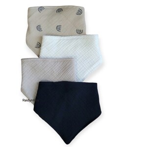 Baby Bandana Bibs, Baby Bibs, Baby Shower Gift, New Mom Gift, Drool Bib, Gender Neutral, Bandana Bib Set, Newborn Bibs, Toddler Bandana Bibs