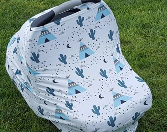 Teepee || Stretchy 4 in 1 Baby Car Seat Cover || Nursing Cover