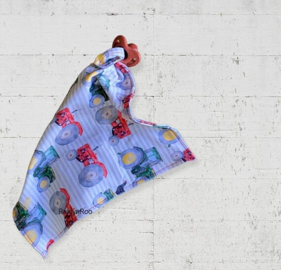 Baby Paci Lovey Binky Security Blanket Pacifier Keeper Etsy