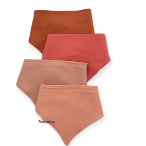 Muslin Baby Bandana Bibs: Double Gauze Drool Bib Set