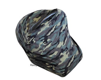 Camo | Baby Car Seat Cover | Stretchy Multi-Use Canopy | Nursing | Baby Shower Gift
