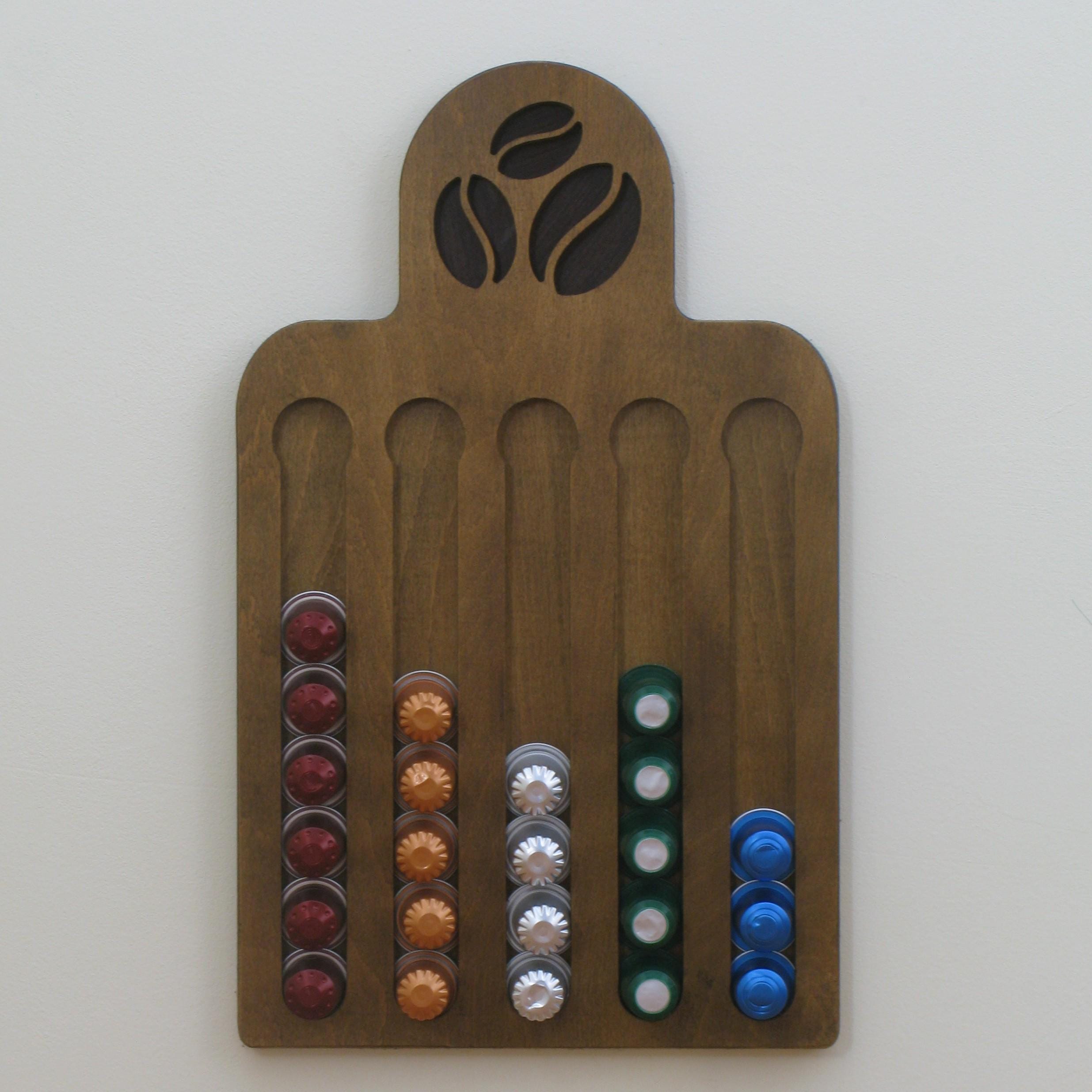 Porte-capsule Nespresso en bois