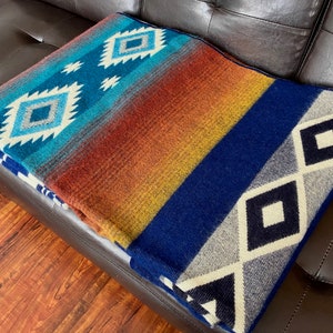 Queen Alpaca Blanket from Ecuador, Wool Blanket, Alpaca Throw, REVERSIBLE queen