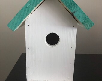 Items Similar To Hand Painted Bird House Pansies Design With 4