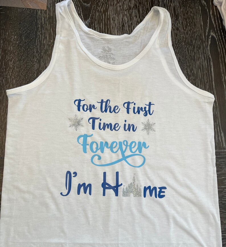 For the First Time in Forever Tank or Tee KID/'S SIZE