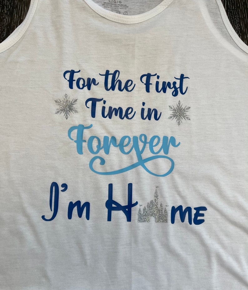 For the First Time in Forever Tank or Tee KID/'S SIZE