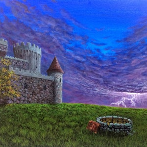 Milon's Secret Castle-inspired print