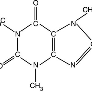 Caffeine Atomic Molecule Structure SVG and PNG File Atom for image 1