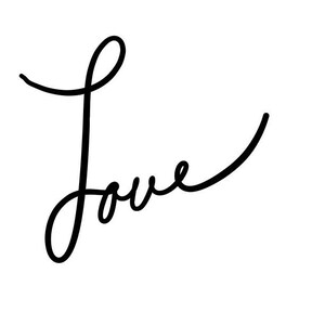 Hand Lettered Love SVG Cut file