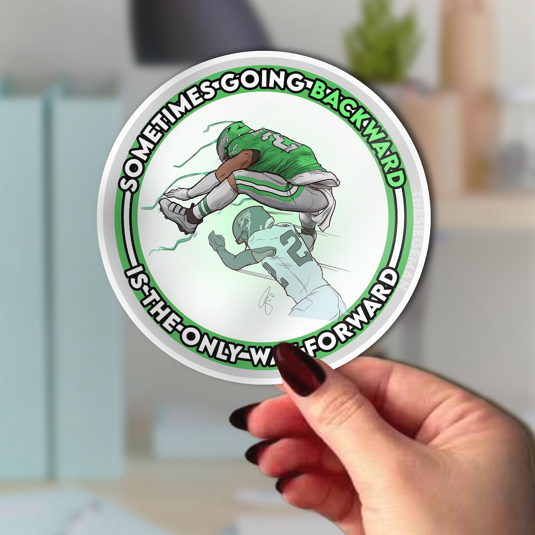 Going Backward-saquon | Vinyl Sticker| Laptop Stickers | Phone Case ...
