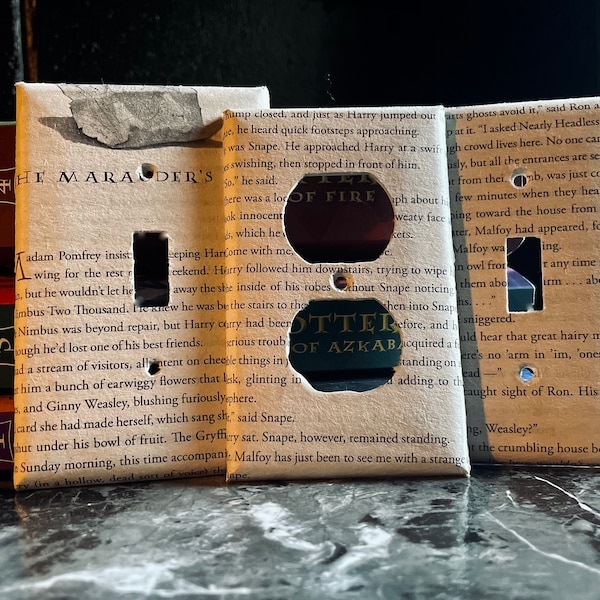 Harry Potter Book Page Outlet Covers