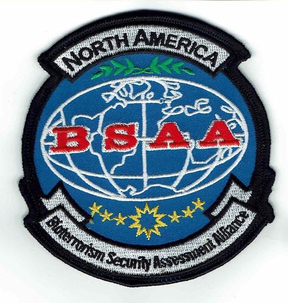 Bsaa Security Assessment Alliance Resident Evil Iron On Etsy