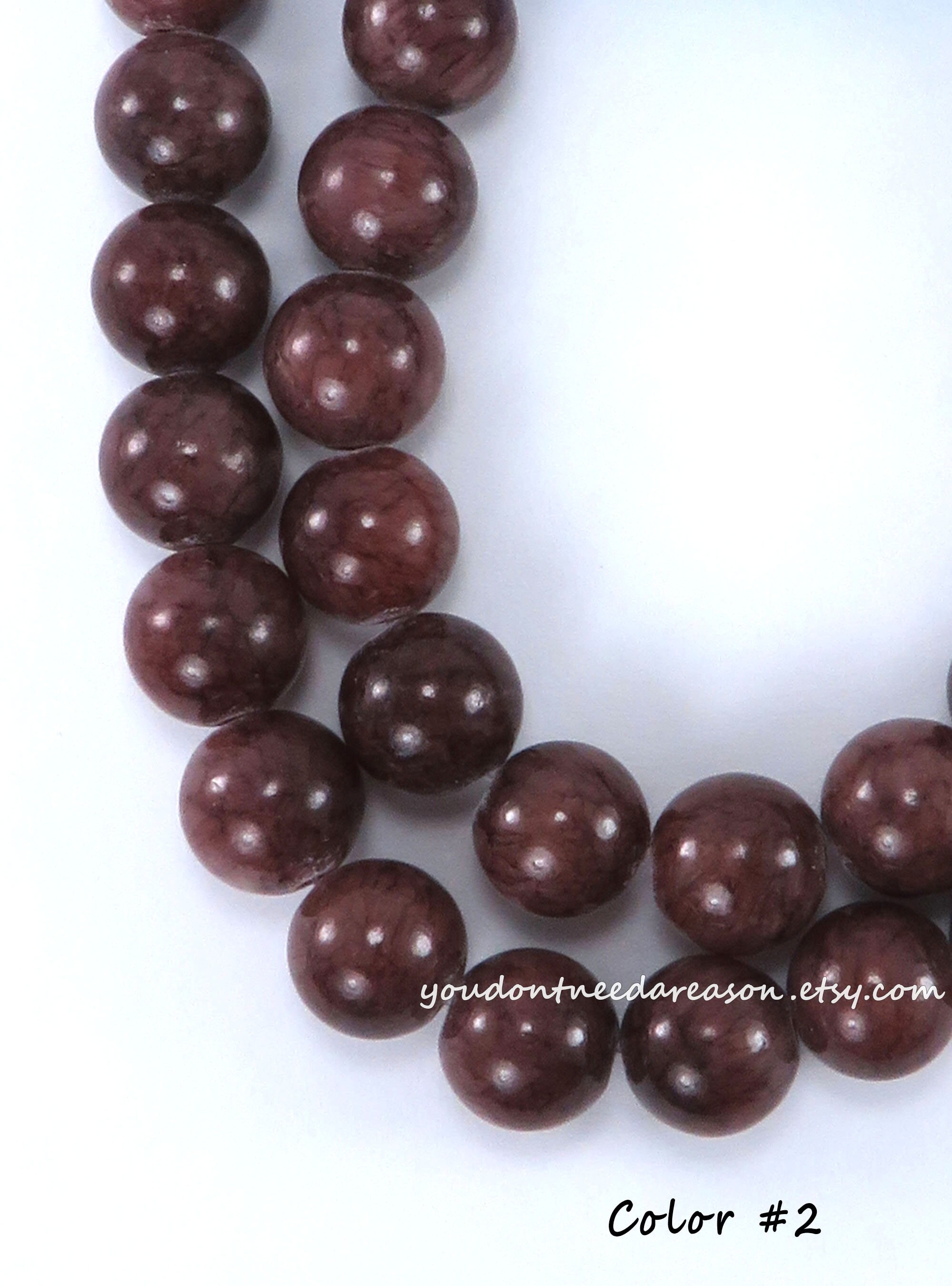 10mm Smooth Round Jade Gemstone Beads Colorful Jade Beads Natural Gemstone  Beads for Jewelry Making 