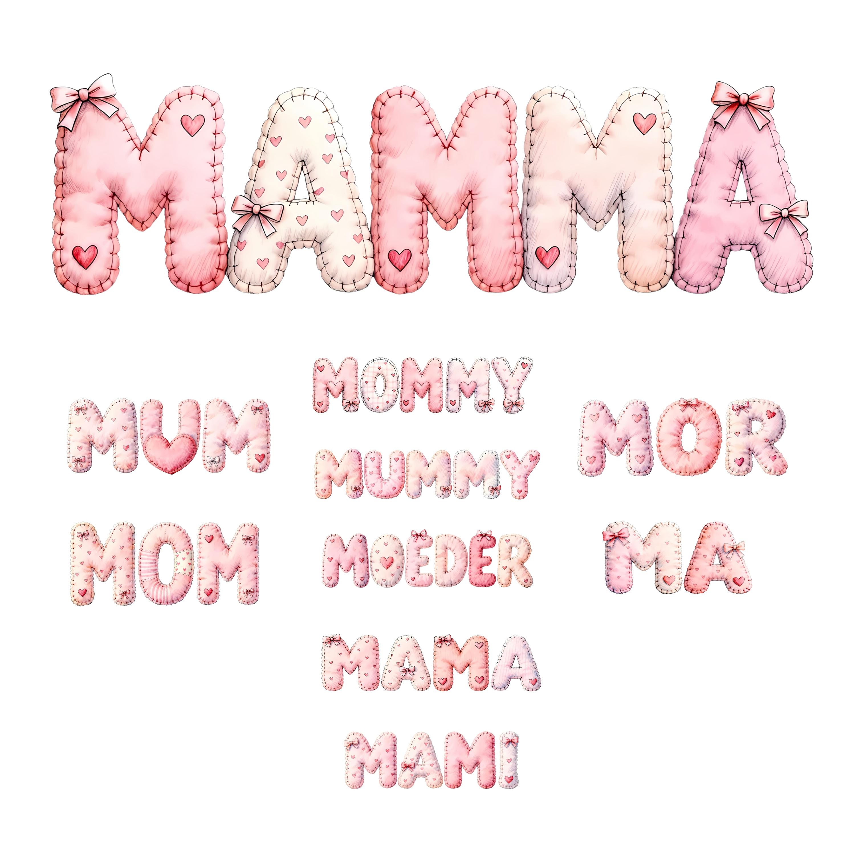 Mamma Clipart - Etsy, image size:3000x3000