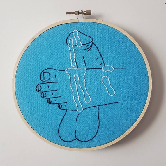 Mature Content Erotic Art Embroidery Pattern Gay Art Sex Nude  