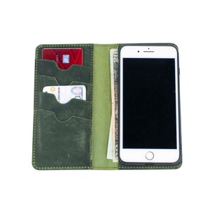 iPhone 17 Case, iPhone 17 Leather Wallet Case, iPhone 17 Wallet Case, Folio Flip Leather Cover Case bild 9
