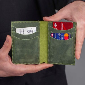 SMALL WALLET Cartera para hombre Cartera personalizada Cartera de bolsillo frontal delgada personalizada Tarjetero para hombre Regalo perfecto