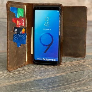 Galaxy Note10 Phone Wallet Case Leather Wallet Case Galaxy Note10 Personalized Leather Samsung Galaxy Note10 Wallet Case
