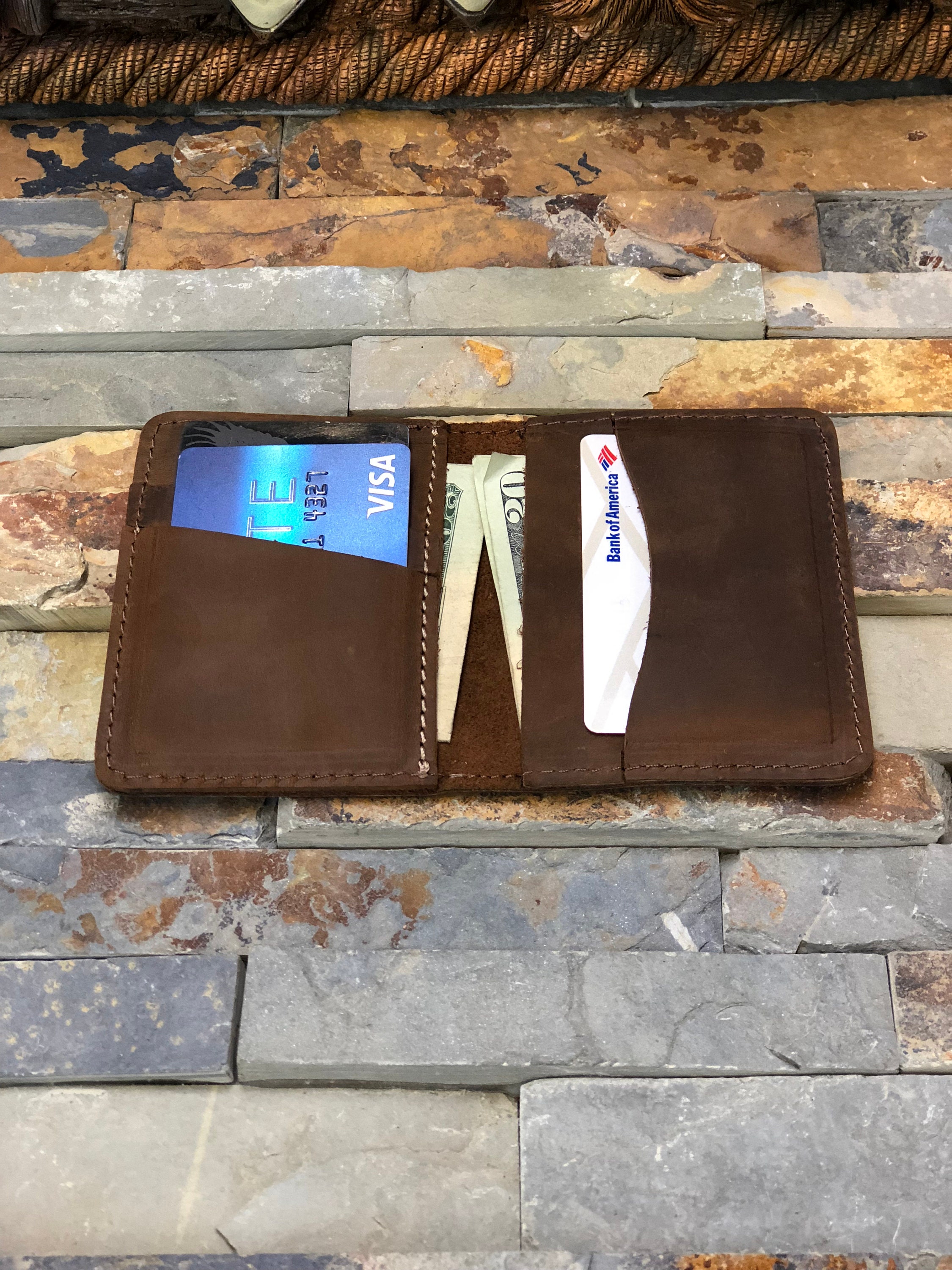 Monogrammed Men's Wallet Australia IUCN Water